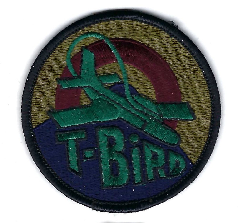 PATCH USAF  84TH FIGHTER INTERCEPTOR TRAINING  SQ SUBD  T-BIRD      FS2-23