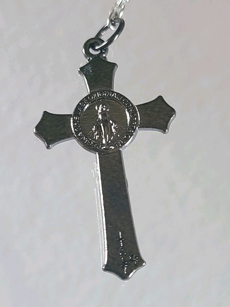 Handmade Single Decade PRAYER BEADS Black Faceted cut Glass beads Silver tone