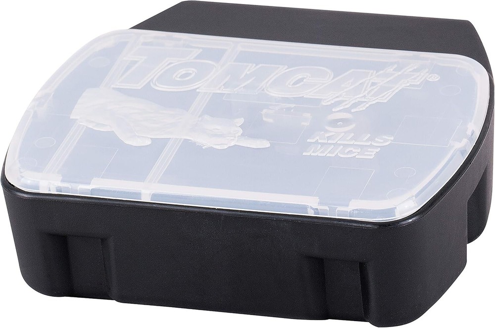 Effective Child-Resistant Mouse Trap - Includes 1 Refillable Station & 8 Refills