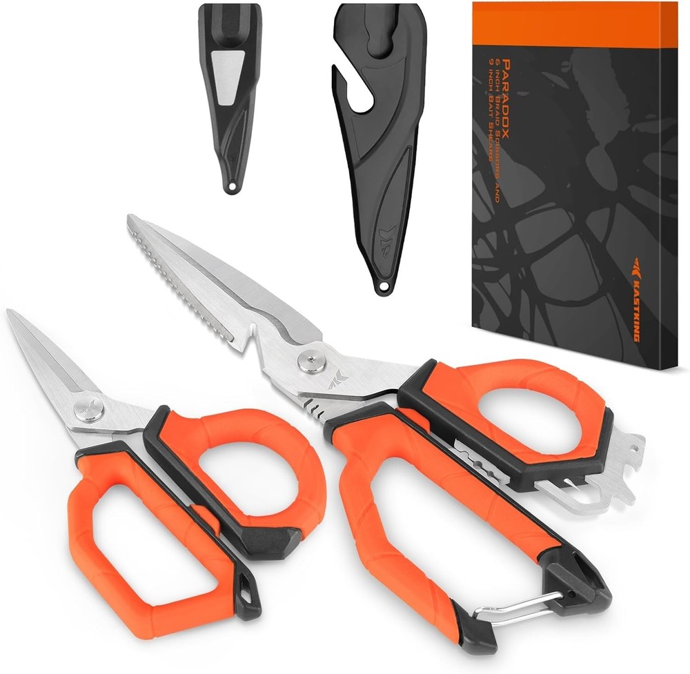 9" Bait Shears & 6" Line Scissors
