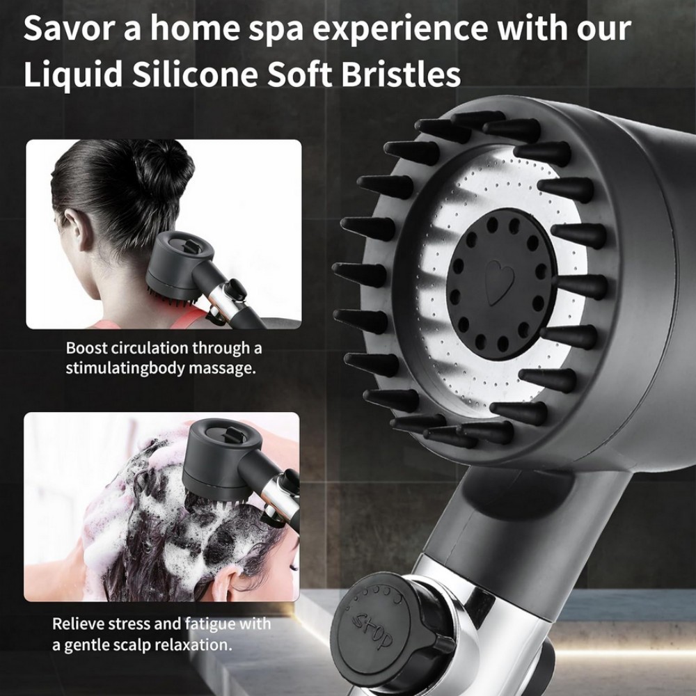 Drivse Iondrops Showerhead with Filters for Hard Water Handheld off Switch New