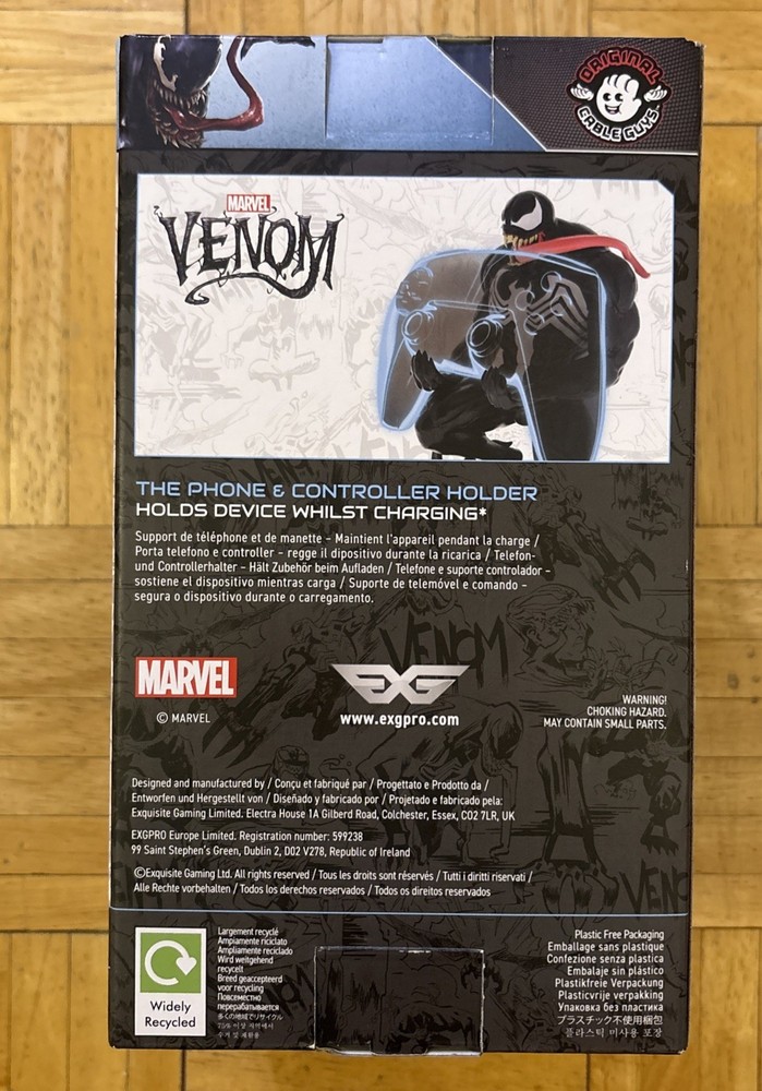 Cable Guys - Venom - Phone & Controller Holder - NIP Never Opened!