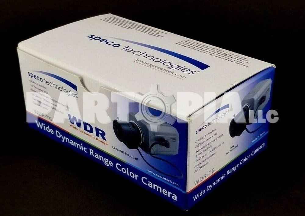 Speco Technologies, WDR-T6 Wide Dynamic Range Color Camera, 1/3" Pixim Sensor