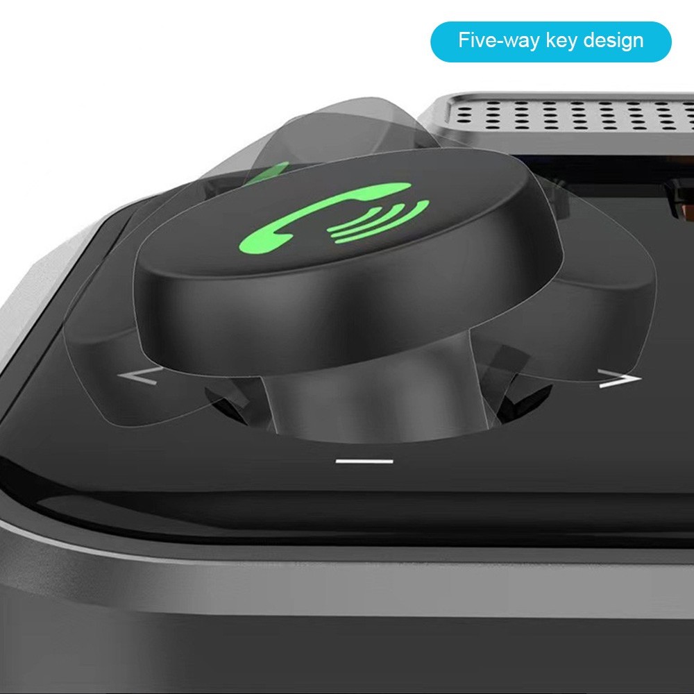 Bluetooth-Compatible 5.0 MP3 Audio Player Hands Free Calling MP3 Player for Car