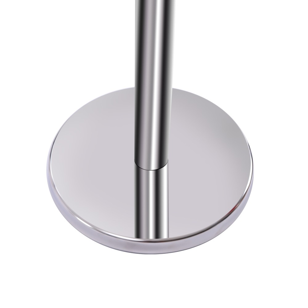 6PCS Stanchion Posts Queue Barrier Crowds Control Silver with Red Velvet Ropes