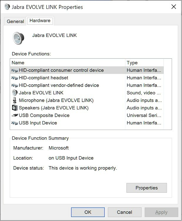 Jabra ENC010 USB Controller for EVOLVE 40 MONO/STEREO Headset