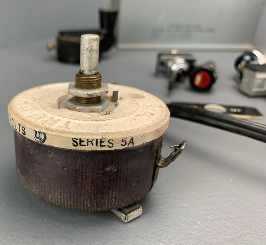 Vintage MRC Basic Power Source, TRU-OHM rheostat & Selenium Rectifier Kit E0025