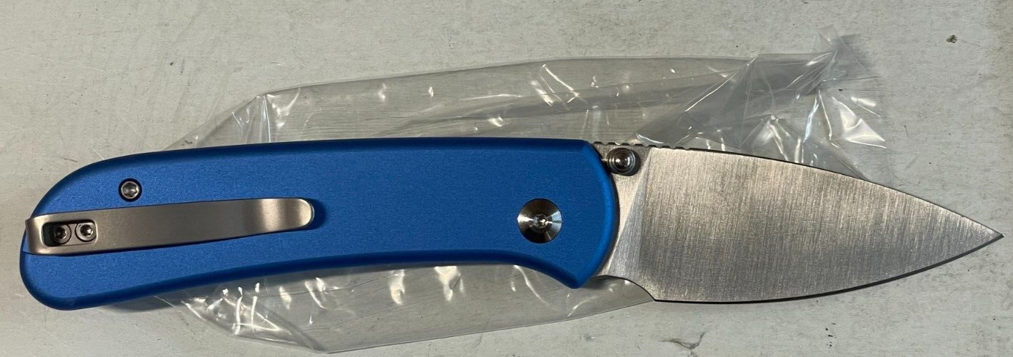 Civivi Qubit Lock 3" 14C28N Blue Aluminum Pocket Folding Knife CC22030E-3 New