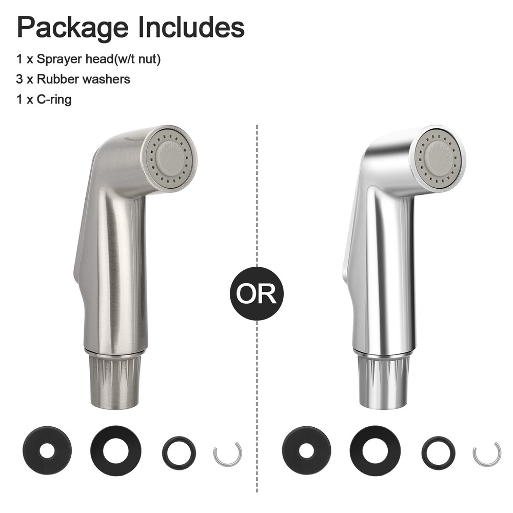 Kitchen Sink Side Sprayer Head Replacement Universal Attachment Pull Out Faucet