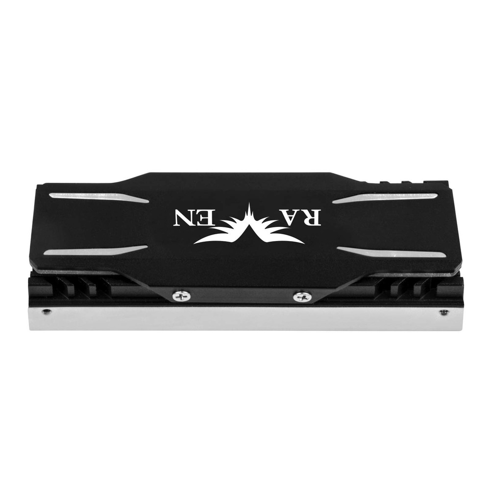 Silverstone Technology TP03-ARGB M.2 SSD Cooling kit with ARGB Lighting, TAA Com