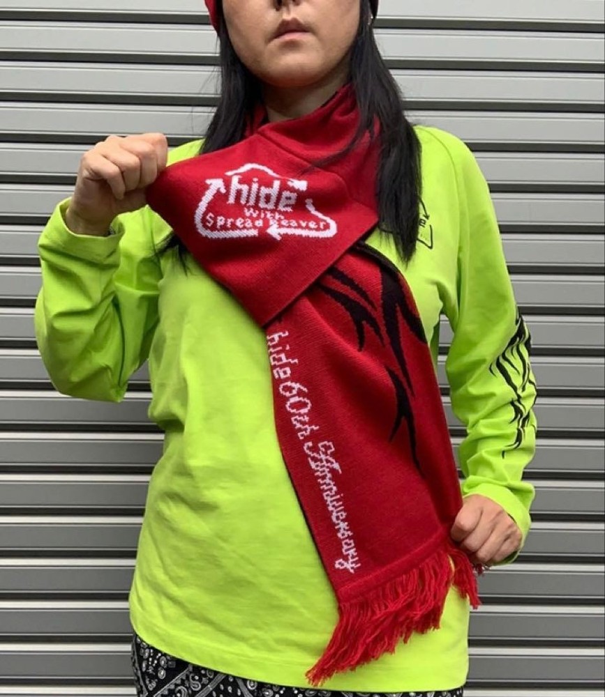 hide OFFICIAL GOODS Insert knit muffler