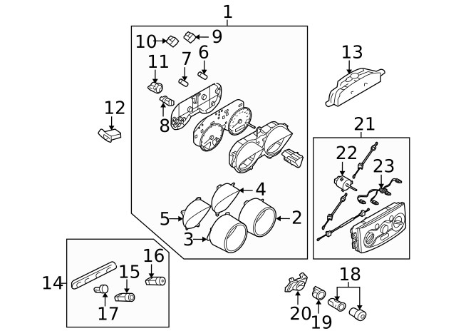 Genuine GM Dash Control Unit 96643210