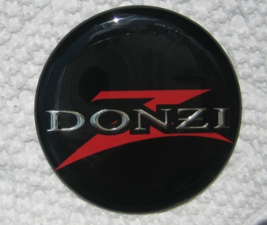Donzi steering wheel logo cap