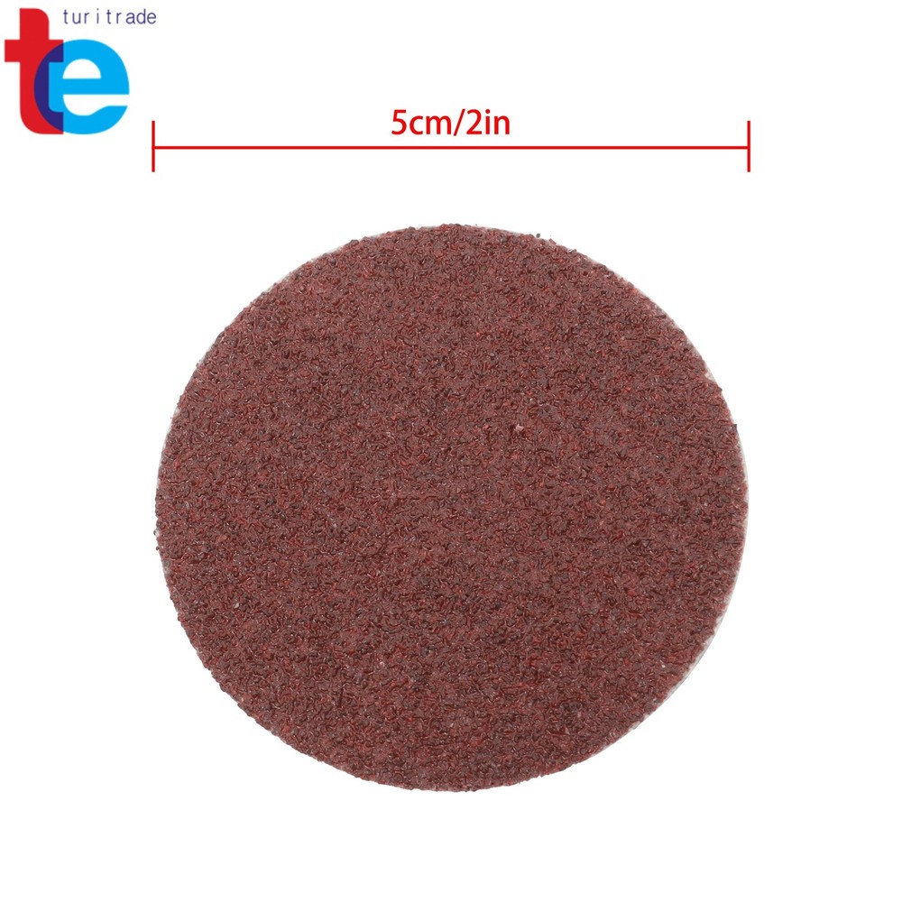 2" Medium Sanding Discs 80 Grit Roll Lock Die Grinder Sanding Discs - 150 Pack