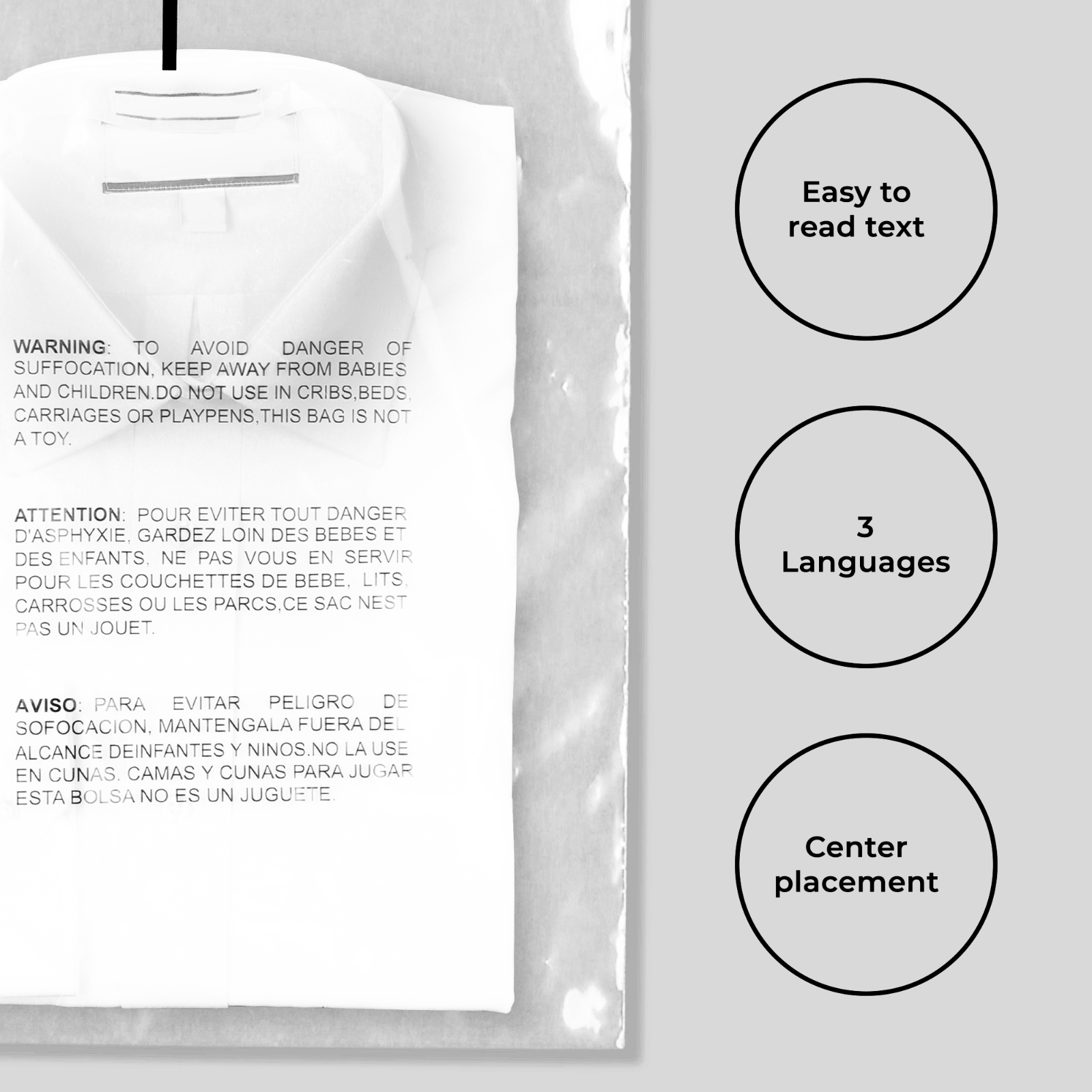 Suffocation Warning Bags by The Boxery