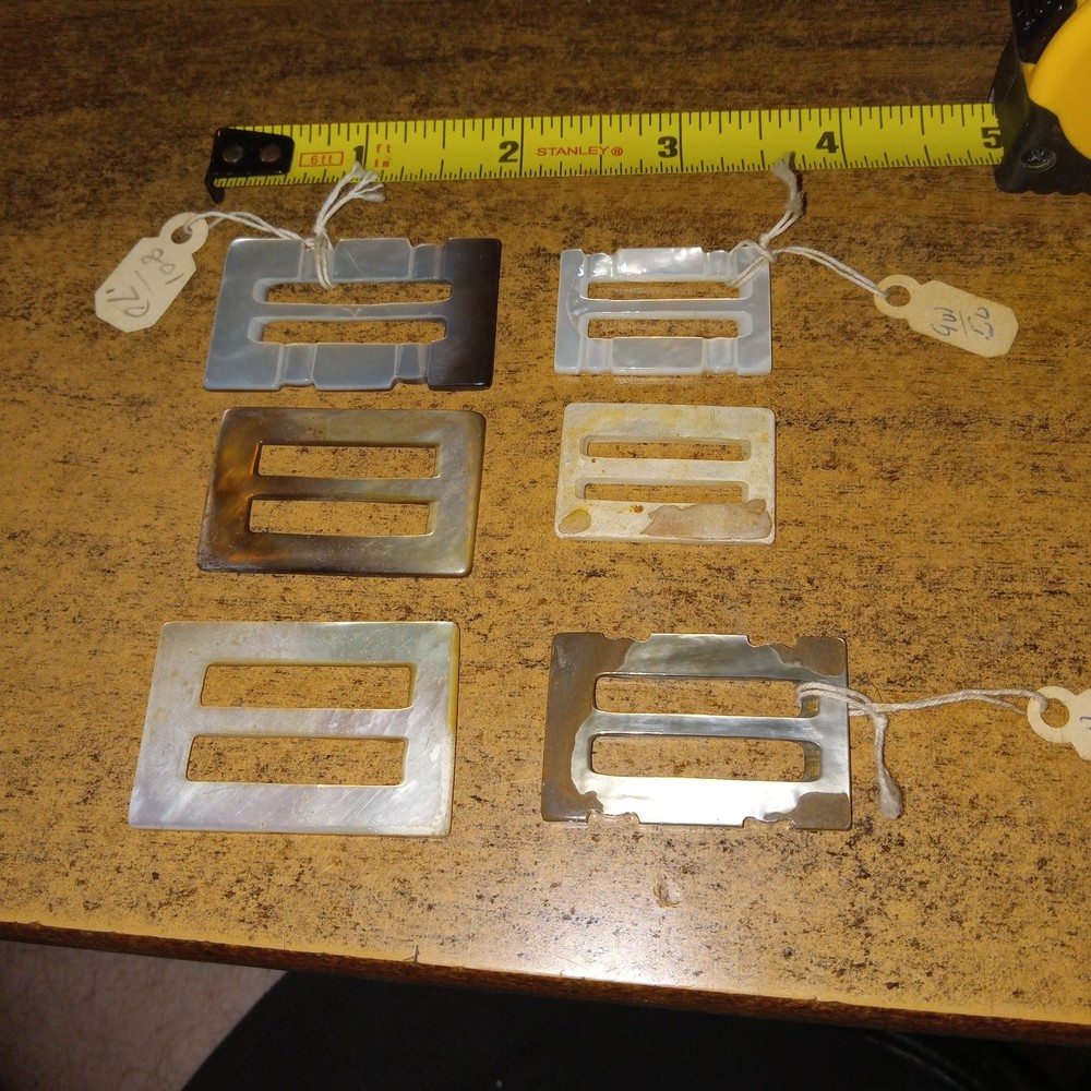 Bakelite Clothes Buckles Vintage