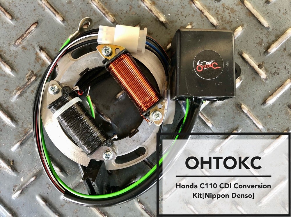Honda C110 CDI Conversion Kit [Nippon Denso Flywheel] Electronic Ignition