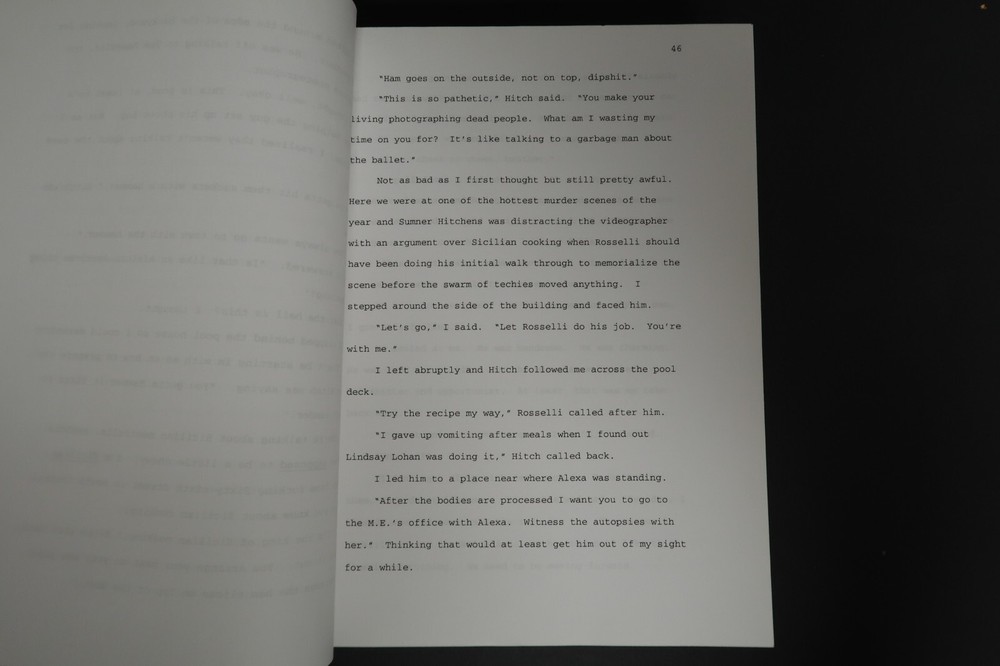 Stephen J. Cannell Original Book Script Studios Collection The Prostitutes' Ball