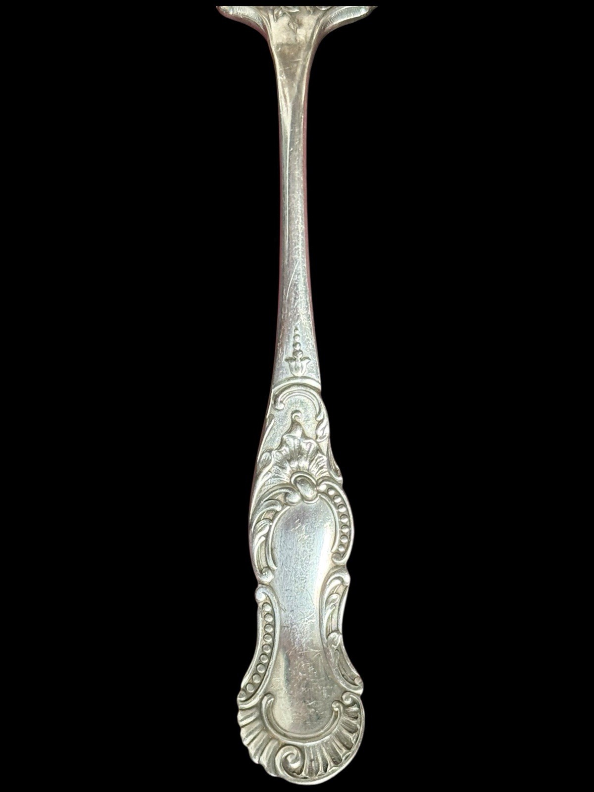 Antique Victorian Pairpoint Manufacturing Co Serving Fork 1880 Silverplate 6.75