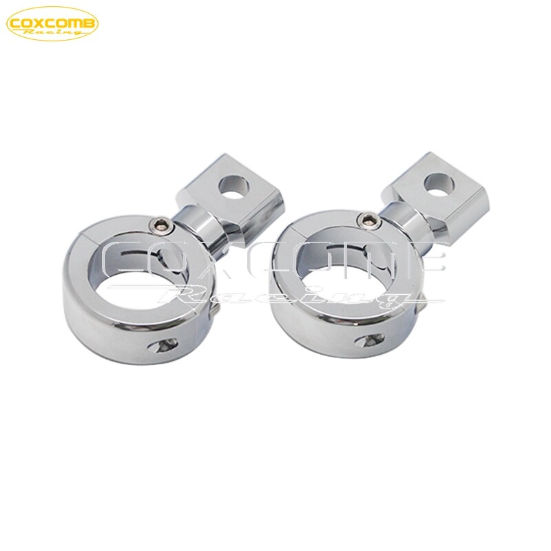 Motorcycle Spotlight Fog Light Bracket Mount for Engine Guard Highway Crash Bar