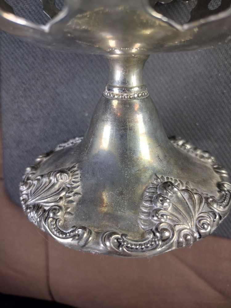 Vintage Godinger Silverplated Candy Dish Pedestal