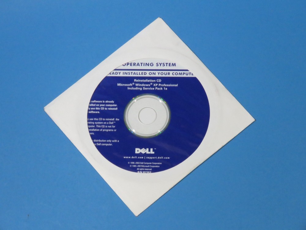 Dell Reinstallation CD Win XP Pro SP1a