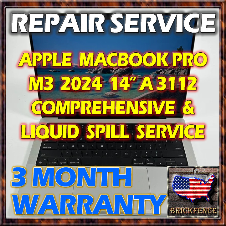 2024 APPLE MACBOOK PRO 14 A3112 M4 LAPTOP 820-03129-A LOGIC BOARD REPAIR SERVICE
