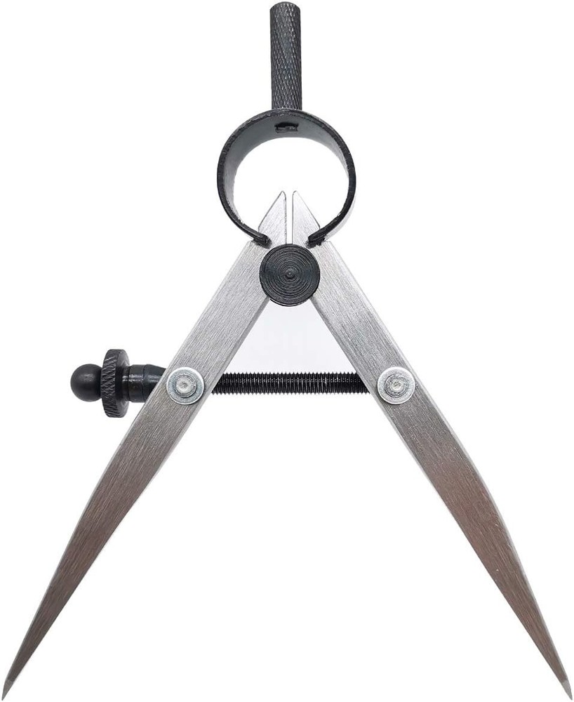 ZLKSKER 4 Inch Professional Leather Compass, Precision Spring Wing...