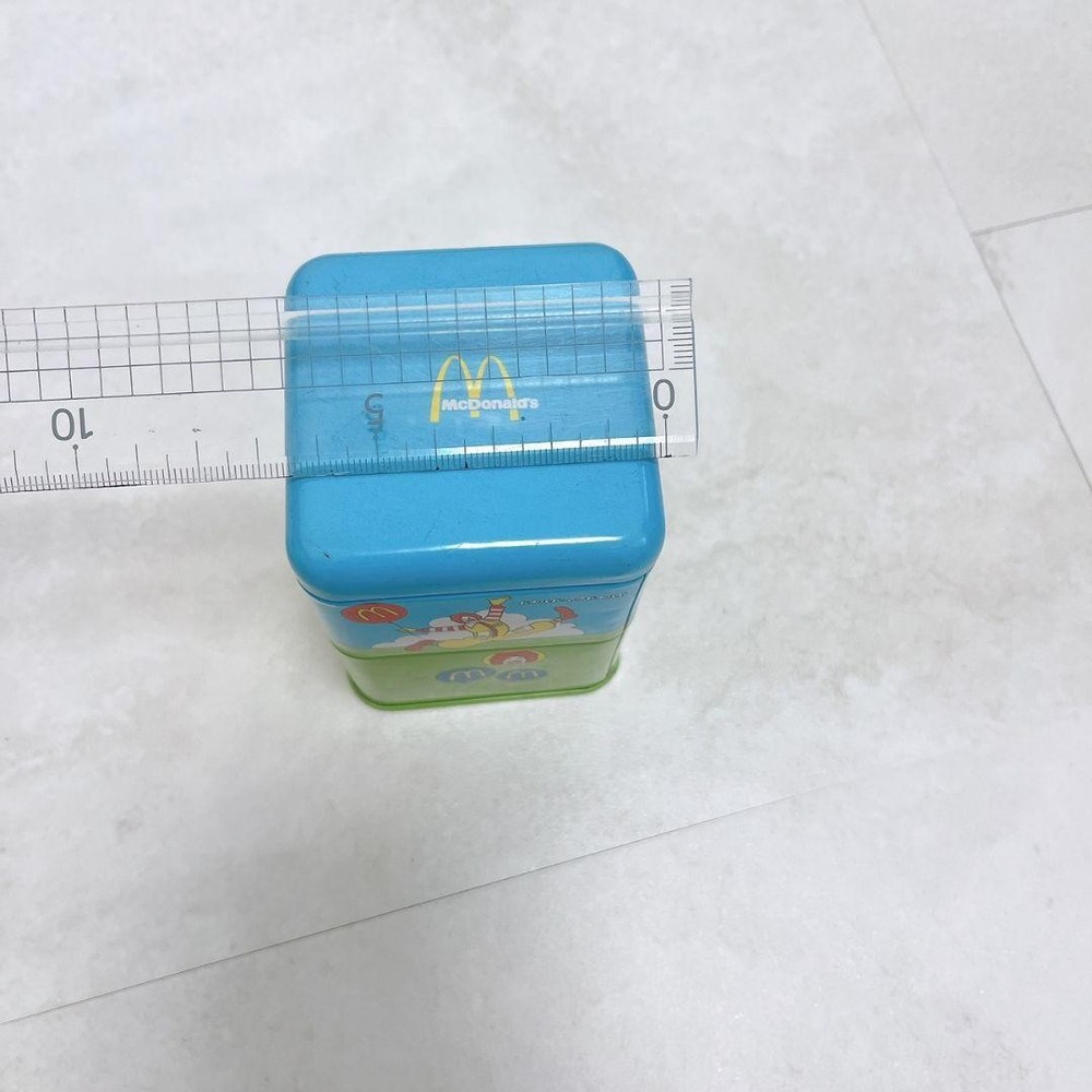 Retro Donald McDonald 2-tier tin can