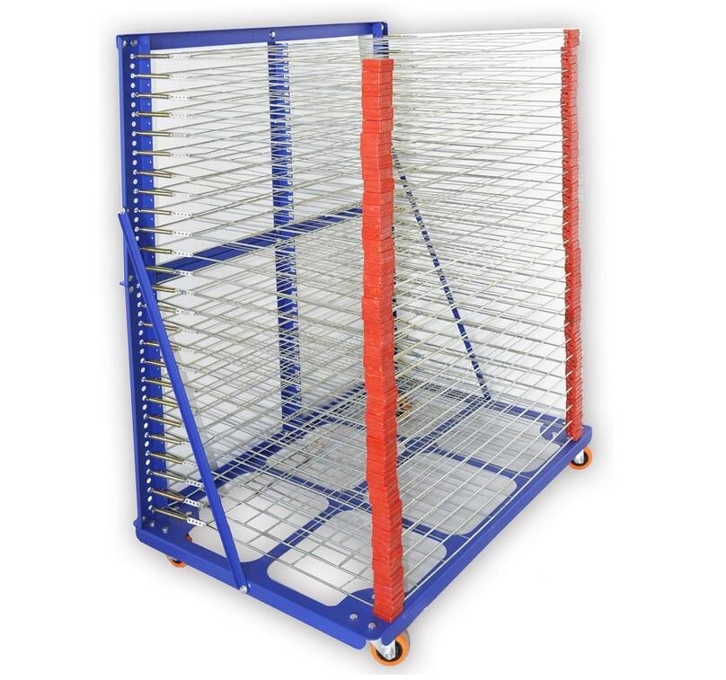 Heavy-duty 50Layer Art Drying Rack Screen Drying Rack Screen Printer Dryer Shelf