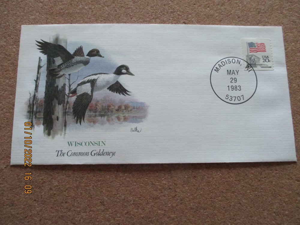 Wisconsin: 5 Various First Day Covers