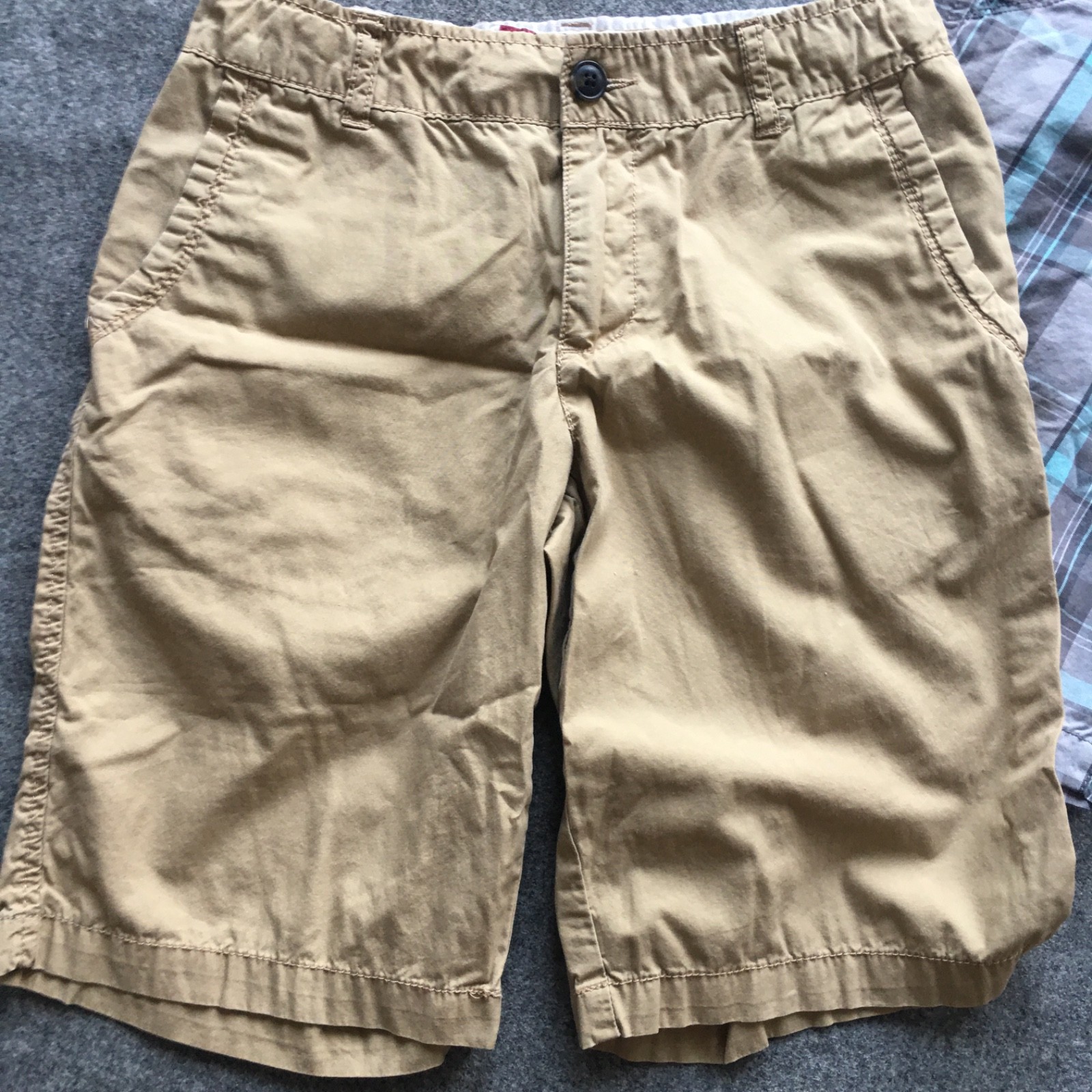 Boy Size 16 Clothing Lot 3x Shorts Summer Khaki Plaid Cargo Outdoor Preppy