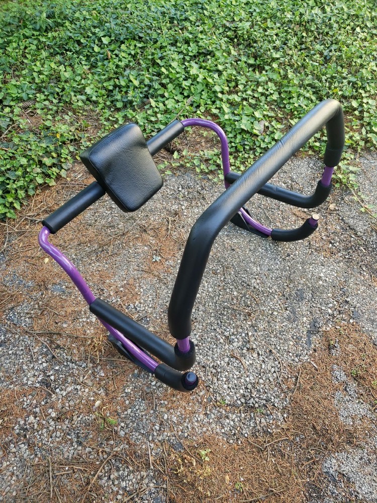 Original Purple Ab Roller Plus Crunch Rocker For Abdominal Exercise Stabilizer
