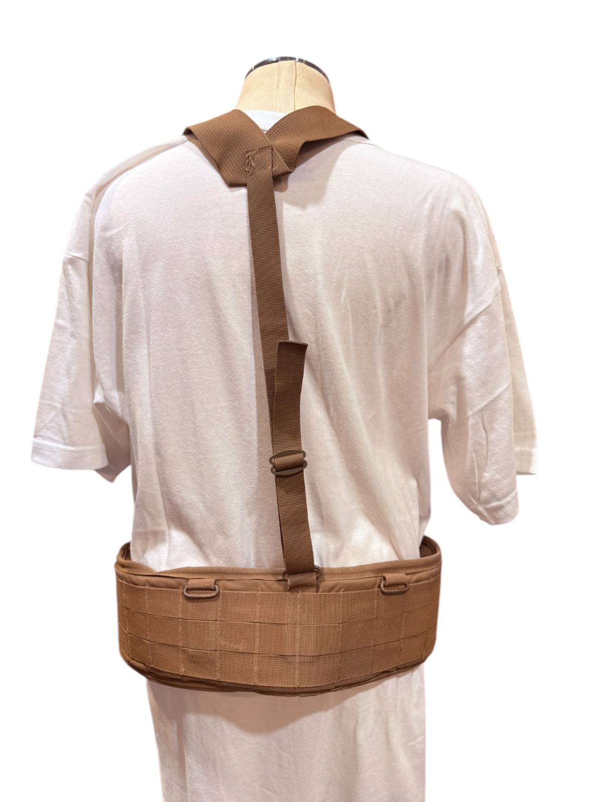 USMC Coyote Sub Belt With Suspenders MEDIUM War Belt