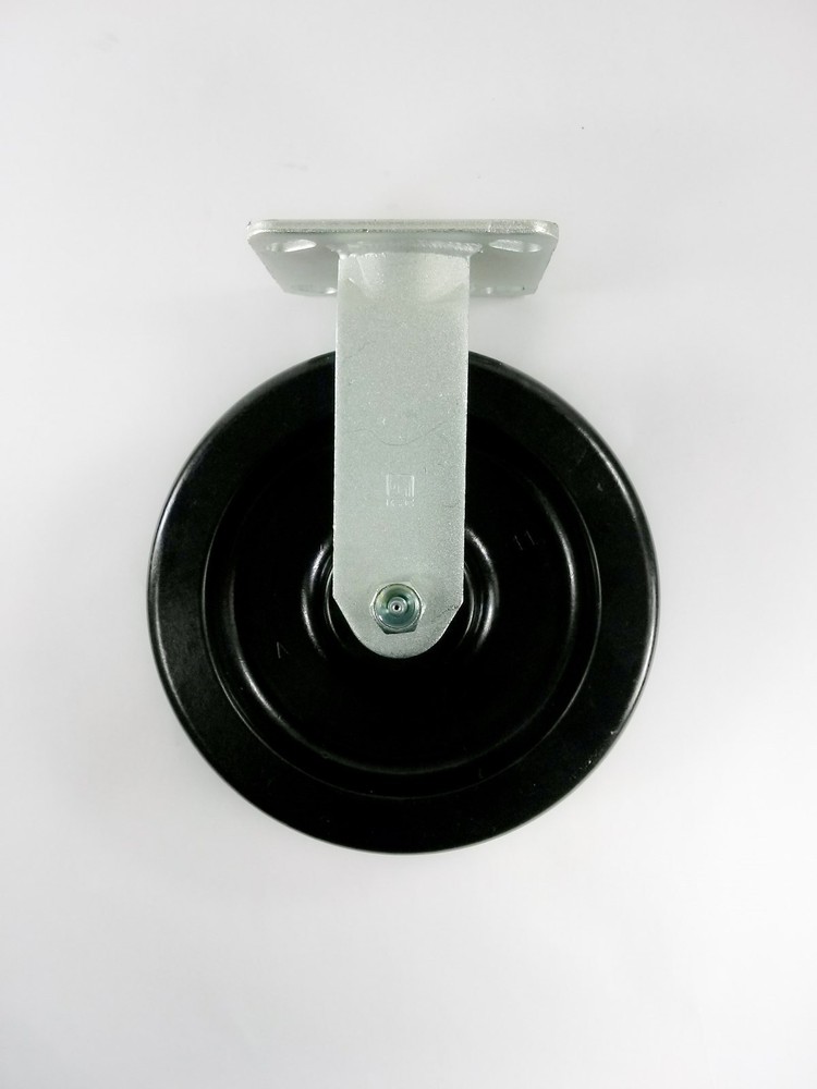 8" x 2" Phenolic Wheel Caster - Rigid