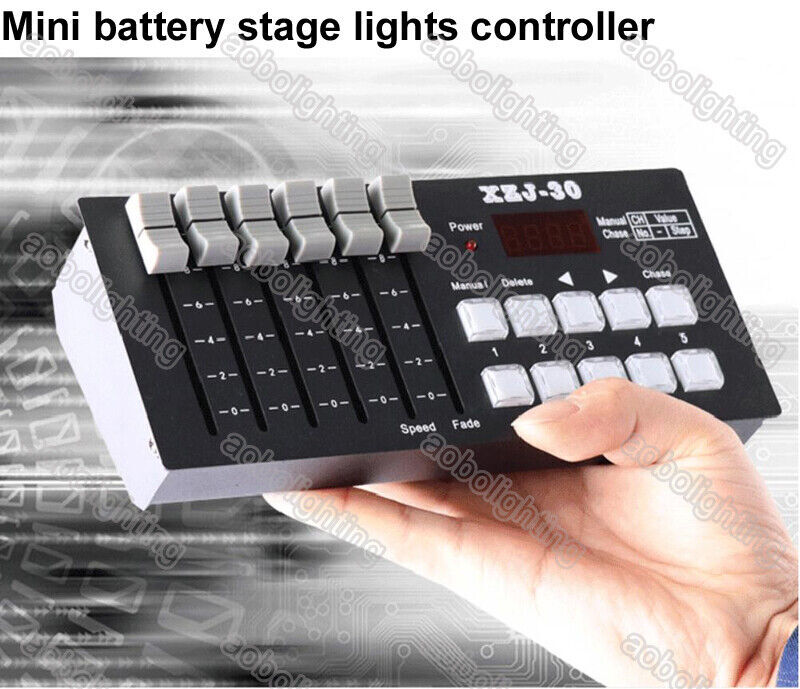 Rechargeable mini DMX stage lighting console Portable dmx512 DJ Party controller