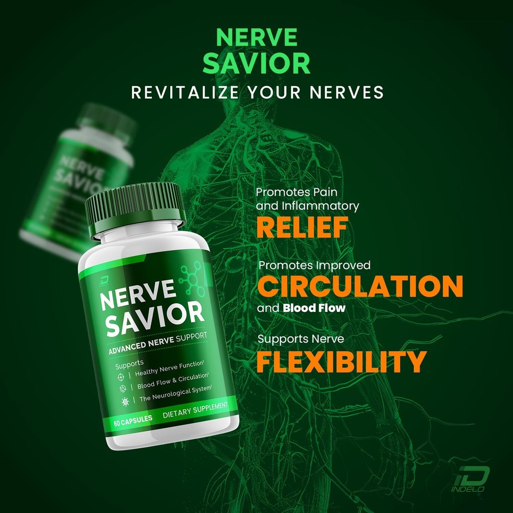Nerve Savior for Neuropathy, Nerve Savior for Circulation, Inflammation (1 Pack)