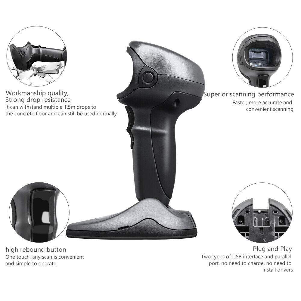 Symbol DS9808-SR00007NNWR Handheld Barcode Scanner 1D 2D QR Code Reader for POS