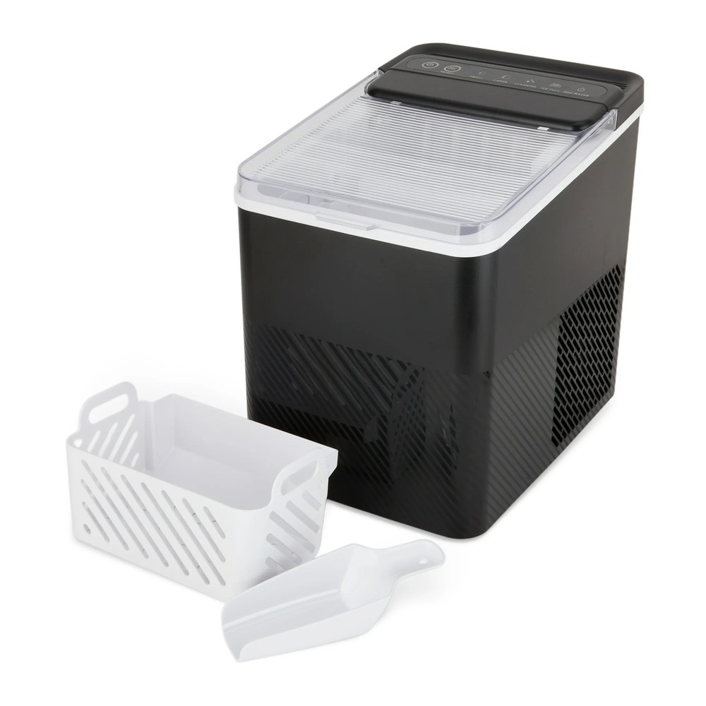 Mainstays Countertop Ice Maker, Rich Blackr