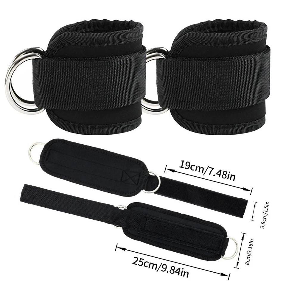 Ankle Straps for Cable Machine Glute & Leg Training