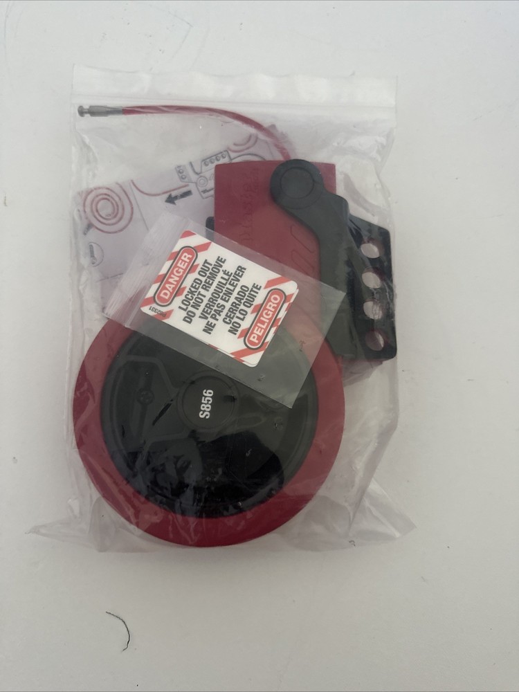 Master Lock S856 Retractable Cable Lockout Device with Steel Cable NEW