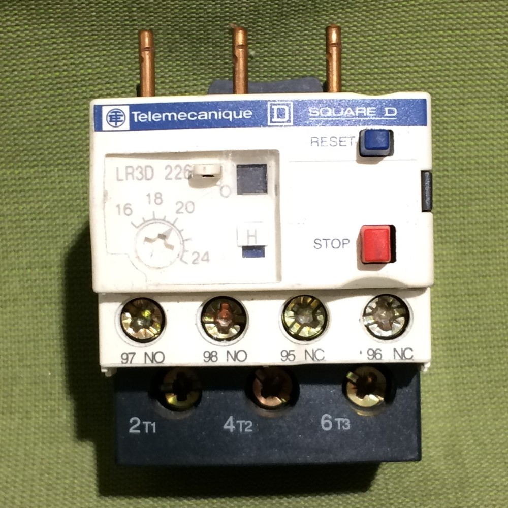 SQUARE D Telemecanique LR3D226 Overload Relay Switch