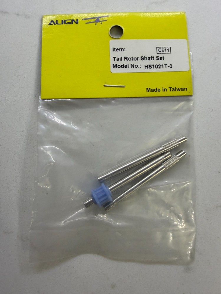 ALIGN #HS1021T-3 TAIL ROTOR SHAFT SET