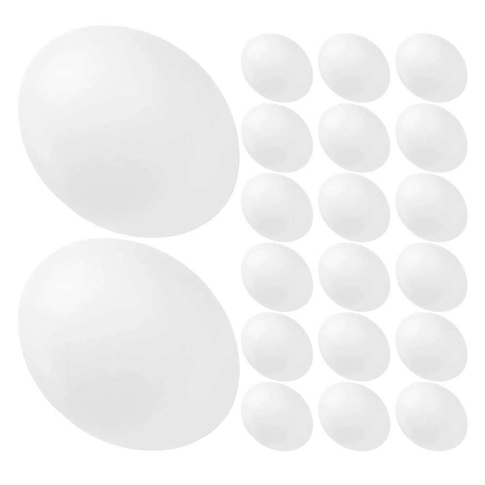 24 Pcs Discourage Egg Laying Artificial Bird Brooding Training Eggs