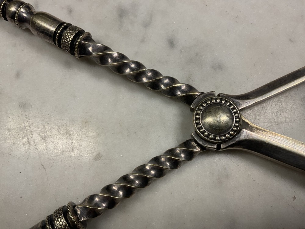 Shears Scissor Silver Plate Grape Shears