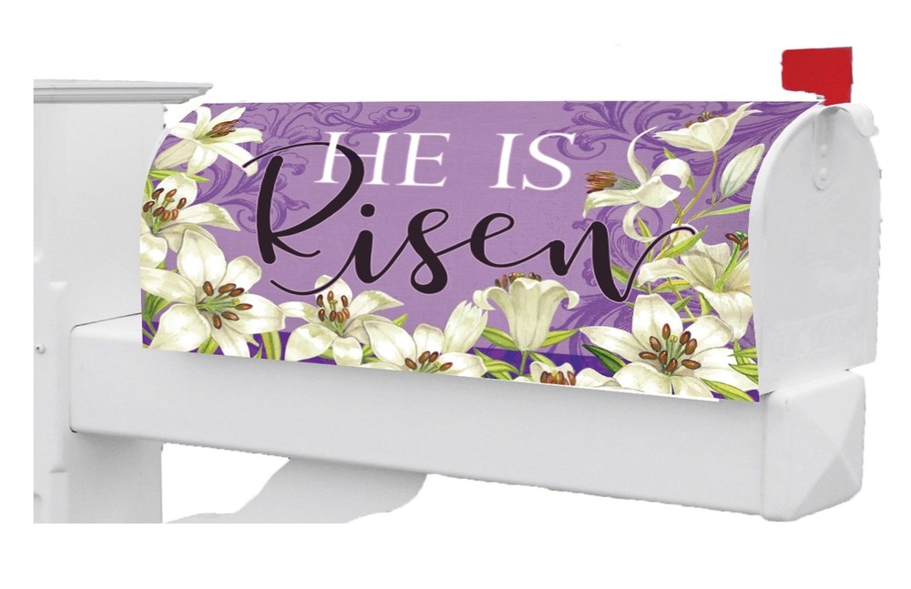 Easter Lilies Mailbox Cover