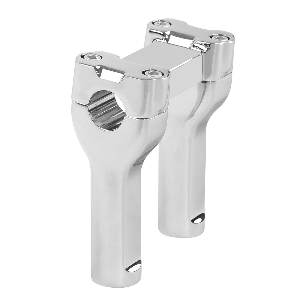 Chrome 4 " Handlebar Risers Fit For Harley-Davidson 1" Bar Dyna Heritage Softail