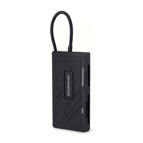 Promaster USB-C Multi Card Reader SD, MicroSD, Compact Flash, CFexpress B #77848