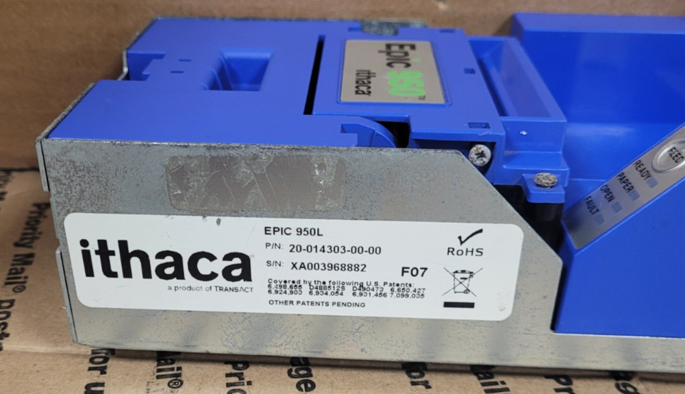 Epic 950 Ithaca Ticket Printer Slot machine Casino (UNTESTED)