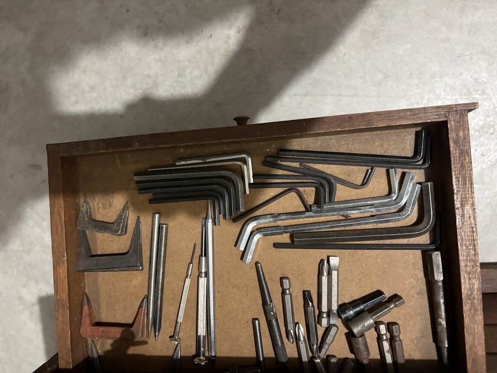 Handmade Tool Box With Various Tools